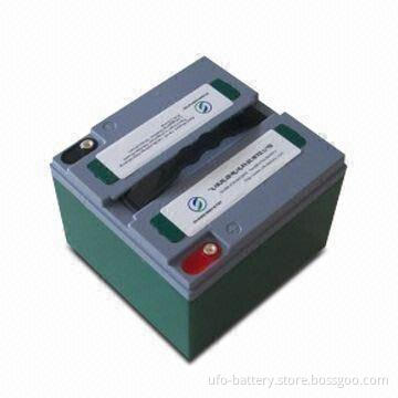 LiFePO4 Battery 12.8V 25Ah Voltage, for Electric Golf Trolleys, Measures 181 x 165 x 77mm